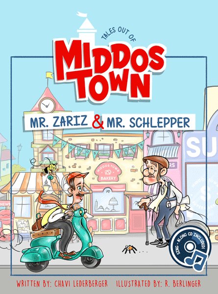 Tales Out of Middos Town: Mr. Zariz and Mr. Schlepper - 1 (With CD)